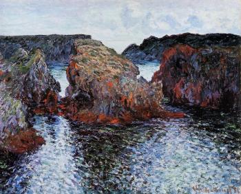 Claude Oscar Monet : Belle-Ile, Rocks at Port-Goulphar